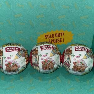 MGA Miniverse 2023 Christmas/Holiday Series 1 Turkey Hot Cocoa Gingerbread‎ HTF